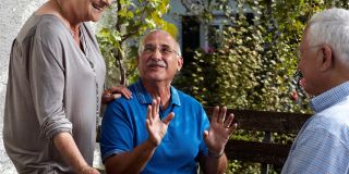 Senioren am Plaudern