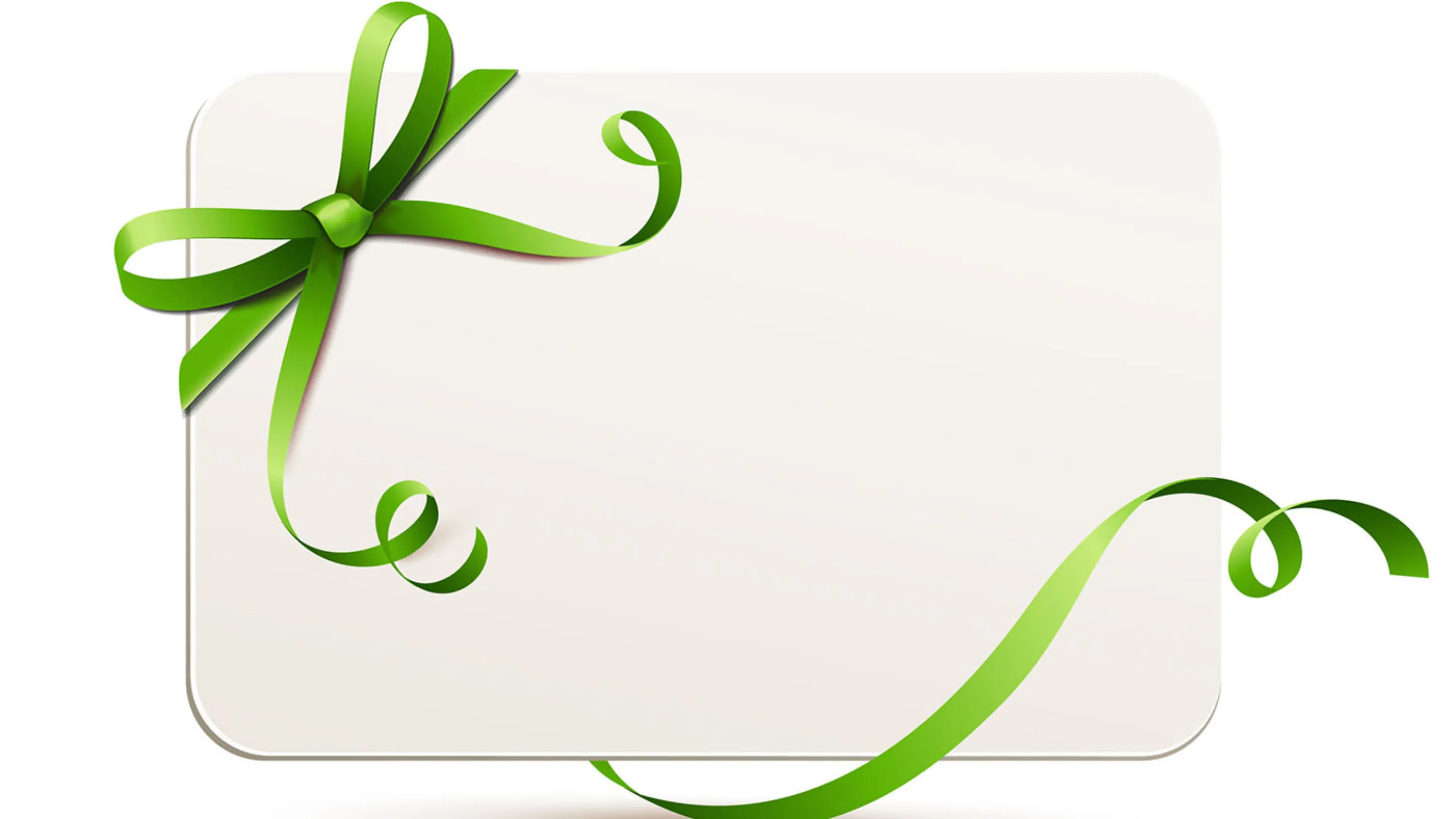 Gutscheinkarte ohne Text